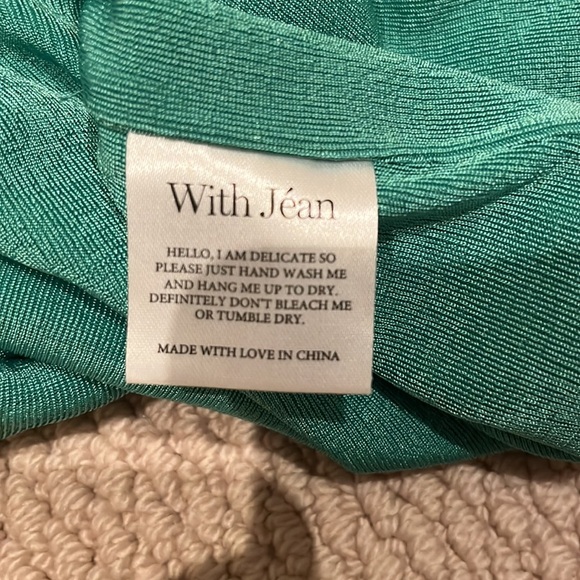 With Jean Lean Dress in juicy green - Picture 4 of 5